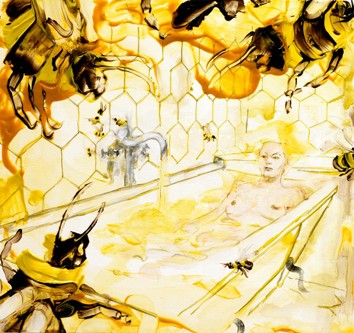Bienenkönigin, 70 x 80 cm, 2007