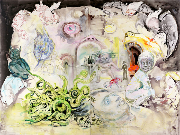 Hölle (Medusa), 300 x 400 cm, 2013