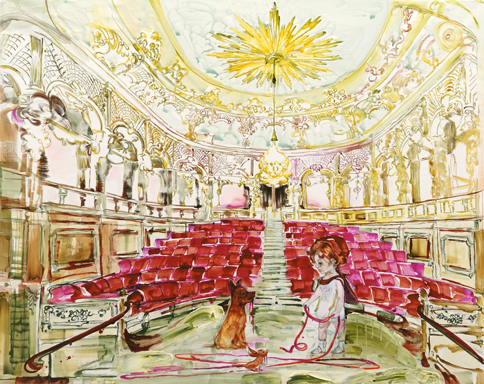 Schleppleine, 160 x 200 cm, 2020